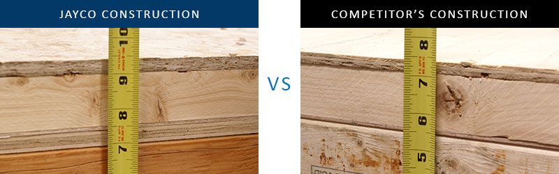 Jayco Construction vs Competitor's Construction